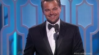 Leonardo DiCaprio takes Best Actor Golden Globe 2016