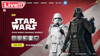 🔴Fortnite STAR WARS SAMURAI *NEW* ITEM SHOP TODAY December 24! (Chapter 6 LIVE)