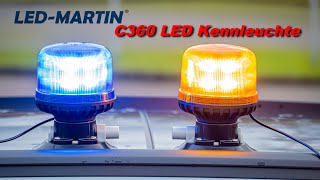 LED Martin C360 LED Kennleuchte // Pump Saugfuß // 5W LEDs