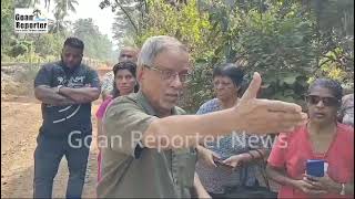 Goan Reporter: Roquezinho D'Souza Meets Railway Officials Over Blocked Traditional Paths in Velsao