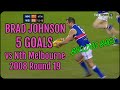 Bulldog Bags | Brad Johnson's 5 goals vs Nth Melbourne | 2008 Round 19 | AFL Western Bulldogs