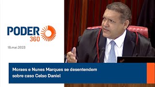 Moraes e Nunes Marques se desentendem sobre caso Celso Daniel