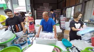 阿源說 圓鱈缺貨很久了 戰爭的原因沒辦法進口#Taiwan seafood auction