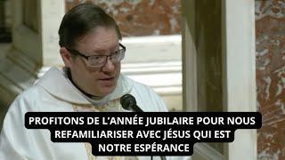 HOMÉLIE DU JOUR: JÉSUS EST LA SEULE FONDATION DE NOTRE VIE