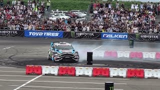 20140706 KEN BLOCK's NAGOYA EXPERIENCE with D1 - Ken Block vs Masato Kawabata [3D]