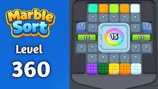 Marble sort Level 360 walkthrough solution