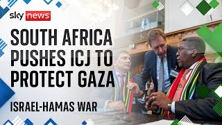South Africa urging the International Court of Justice to stop Israel's offensive in Rafah