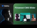 Webflow CMS Slider mit Finsweet Attributes (nativer Webflow Slider)