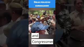 Delhi police barge into Congress office, warns media persons