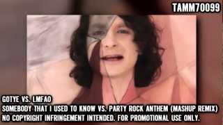 Gotye vs. LMFAO - Somebody That I Used To Know vs. Party Rock Anthem (Mashup Remix)