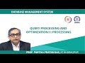 Query Processing and Optimization/1:Processing