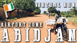 🆃RE🅰DMILL | Virtual 🆁un - ABIDJAN - AIRPORT AREA - IVORY COAST - #treadmill #virtualrun #run