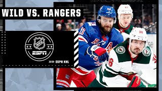Minnesota Wild at New York Rangers | Full Game Highlights