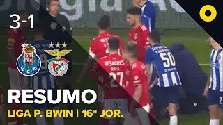 Resumo: FC Porto 3-1 Benfica - Liga Portugal bwin | SPORT TV
