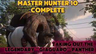 Red dead redemption 2 -FINALLY! Master Hunter 10 - Killing Legendary Panther \u0026 Crafting its Outfit!