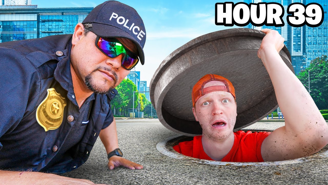 I Survived 50 Hours Running From Cops Youtube