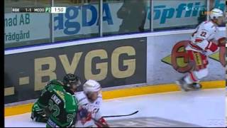 Ladislav Nagys tackling mot huvudet på Ted Brithén | 13-01-05 | Rögle - Modo