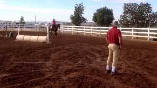 First jump lesson with FB, 17, 1.25.14