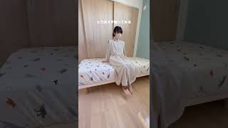 狭い子ども部屋にベッドをおきました