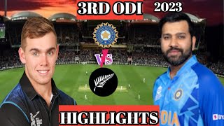India vs New Zealand 3Rd ODI Match Highlights 2023 IND vs NZ 3rd odi match 2023