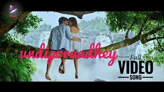 Undiporaadhey Full video song 4k | hasharu latest Telugu movie songs | Telugu trending songs