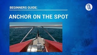 BAIT FISHING: How to anchor your boat on '\