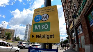 2020. 07. 13. Az M30-as állomáspótló autóbusz (Népliget-Kálvin tér) első fogalmi napja