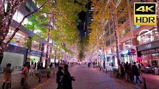 Tokyo Marunouchi Lights  2022｜NIGHT WALK TOUR【4K HDR】