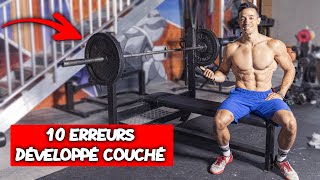 DÉVELOPPÉ COUCHÉ 10 ERREURS À EVITER ABSOLUMENT !!