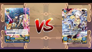 Fire Emblem Cipher Orange Crystal Weiren (Lucina) vs OstainFox (Robin (M))