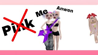 I played dti with Anwen but we CANT touch pink (Roblox)