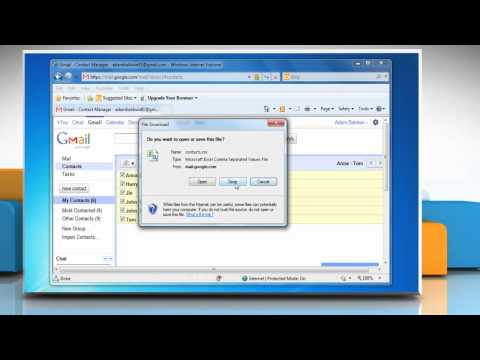 How to Import Gmail® Contacts to Outlook 2010 How to Import Gmail® Contacts to Outlook 2010