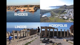 EXPLORING RHODES, LINDOS, ACROPOLIS OF LINDOS