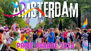 🏳️‍🌈 AMSTERDAM PRIDE PARADE 2024 | JULY 27, 2024 - TOGETHER - THEME THIS YEAR 🇳🇱