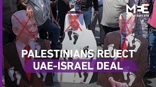 Palestinians denounce UAE-Israel peace agreement