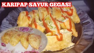 CARA BUAT KARIPAP SAYUR GEGASI RESEPI  DARI MAK