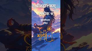 श्रीरुद्राष्टकम्न श्लोक 7। #spirituality #omshivoham #namamishamishan #shiv #om #rudrashtakam