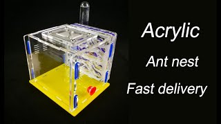 2020 DIY Transparent Acrylic Ant Nest Stitching Tutorial/蚂蚁窝