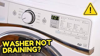 Washing Machine Repair | Fix Washer Not Draining | Drain Pump Replacement (F09 E01 Error)