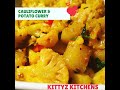 Cauliflower & Potato Curry Recipe | Alu Gobi | Vegan Recipe By Kittyz Kitchens