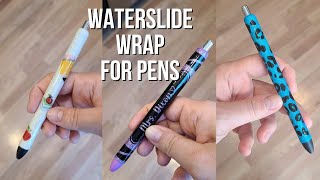 Glitter Pen Tutorial | How to Make a Waterslide Wrap