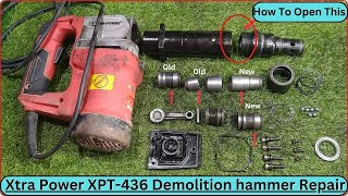 Xtra Power XPT-436 Demolition hammer striker, striker pin, oring change || XPT 436 Technical sritam