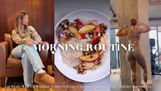 MORNING ROUTINE: after finals, get ready with us, workouts, make breakfast, etc.