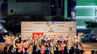 [4K] 岡山うらじゃ連 渚-NAGISA-　うらじゃ 2019　中央町下田町公園ナイト演舞場