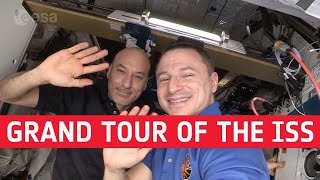Grand tour of the International Space Station with Drew and Luca | Single take