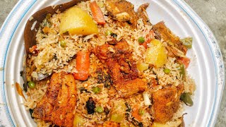 Pulao special recipe  ||  easy King Fish Pulao ||  Delicious Spicy Fish.......