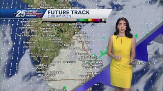 A cold front moving in this weekend