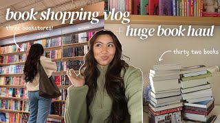 Book shopping vlog + HUGE book haul!