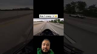 Guy riding motorcycle like crazy 🫣👀