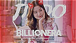 JISOO X BILLIONERA 💥👑 | 4K EDIT | FT. BILLIONERA | @Alishbaxstics